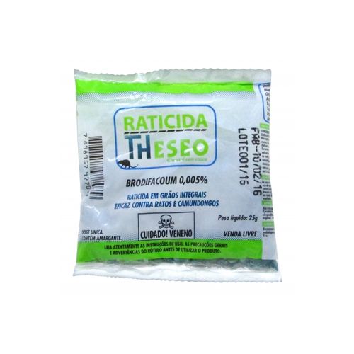 Raticida Girassol S/ Casca 25Gr