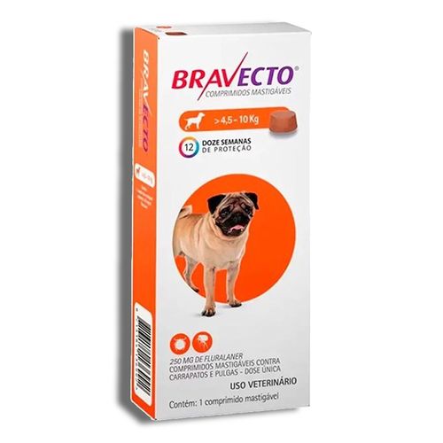 Bravecto 4,5 à 10 kg - 250 mg