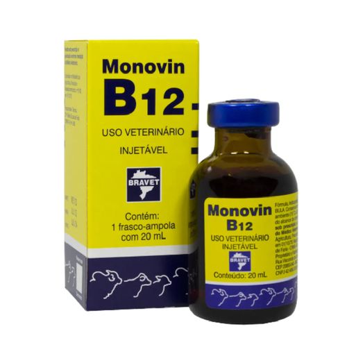 Monovin B/12 Injetável - 20 ml