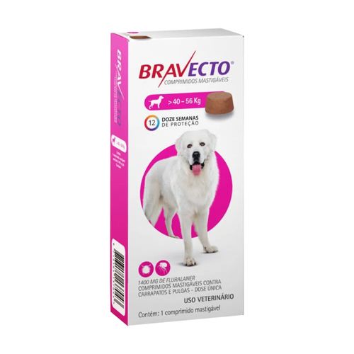 Bravecto de 40 a 50 Kg - 1400 mg