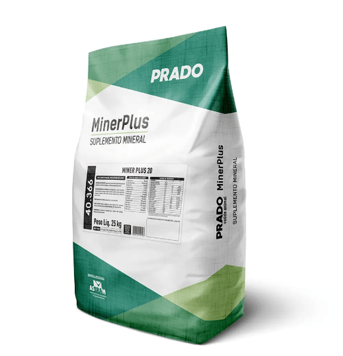 Supl. Mineral Miner Plus 20 25kg - Prado - 212290