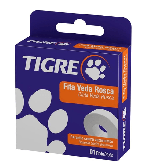 Fita Veda Rosca 3/4" x 10M 54501854 Tigre - 3718