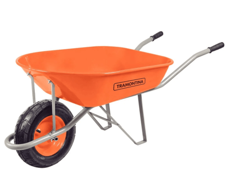 Carrinho de Mao Cacamba Plastica Laranja 77717431 - Tramontina - 208834