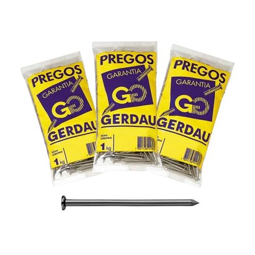 Prego 25 x 72 Gerdau - 6530