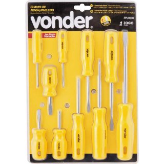 Jogo Fenda Phillips 10Pc Vonder - 94837