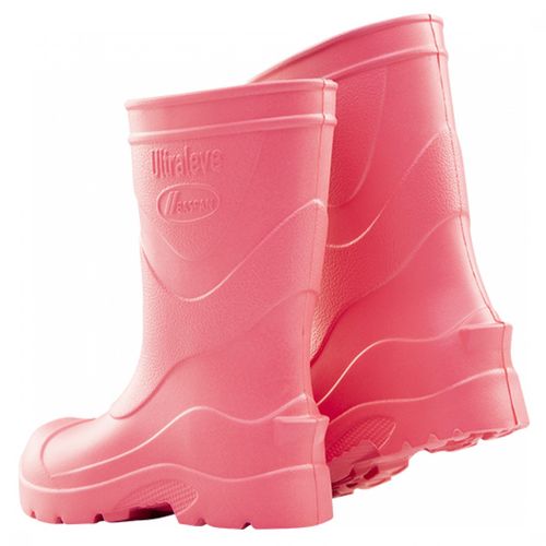 Bota de Cano Médio Ultra Leve - Rosa